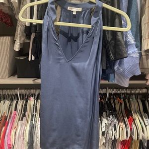 Navy Silk Tank/ Camisole